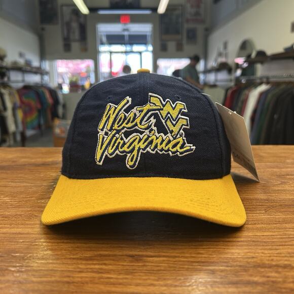 The Game Other - Vintage 80’s 90’s West Virginia Mountaineers Blue Snap Back Hat WVU